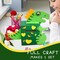 4E's Novelty DIY Dinosaur Valentines Card Box Craft Kit – Makes 1 Dino Mailbox for Kids, Easy Classroom Valentine Exchange Craft, Valentine Mailbox for Boys & Girls